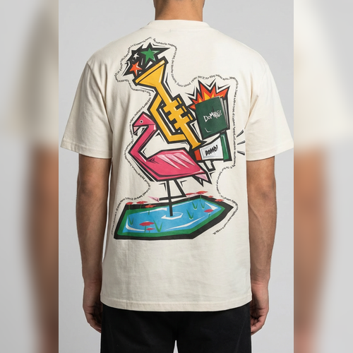 SINAM Cream White T-Shirt