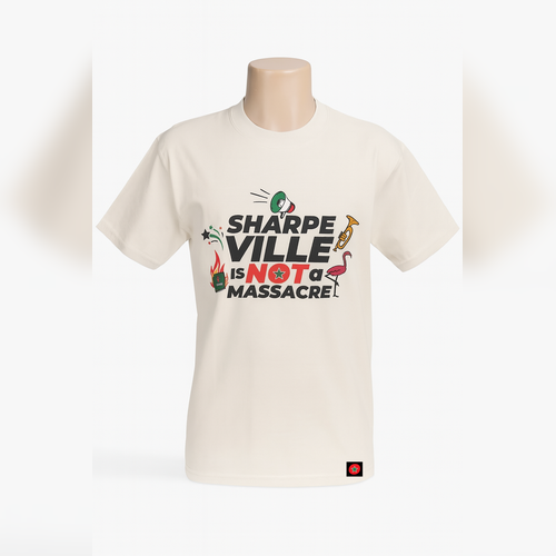 SINAM Cream White T-Shirt - Image 2